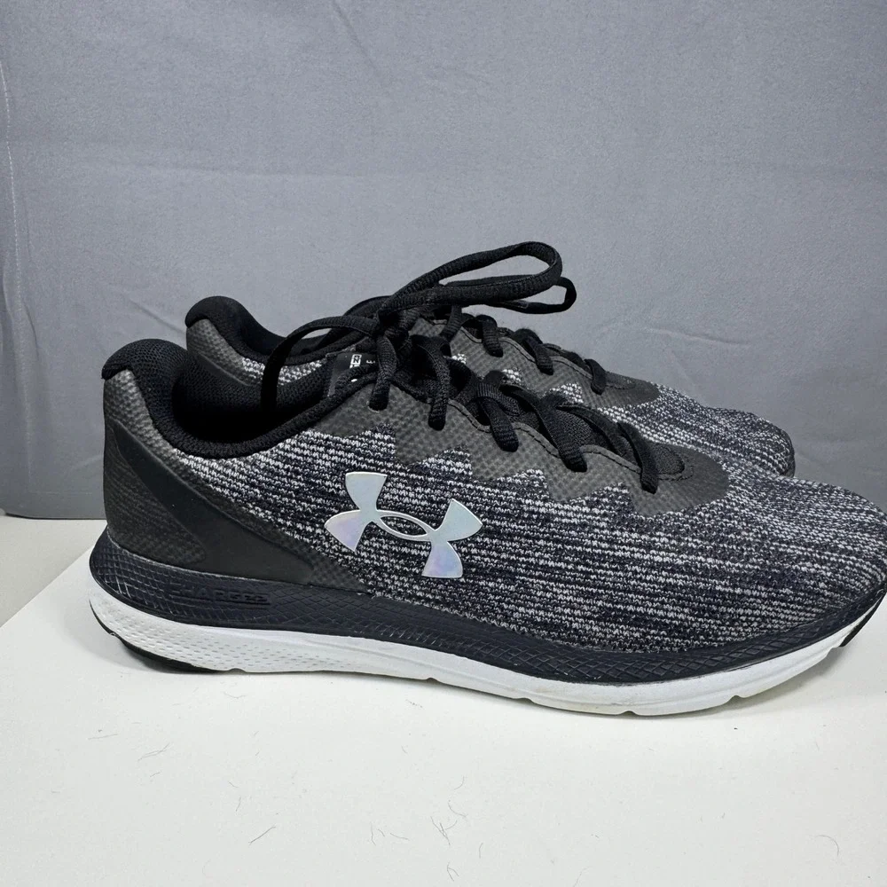 Under Armour Charged Impulse 2 Knit Womens Size 11 Black Running Shoes